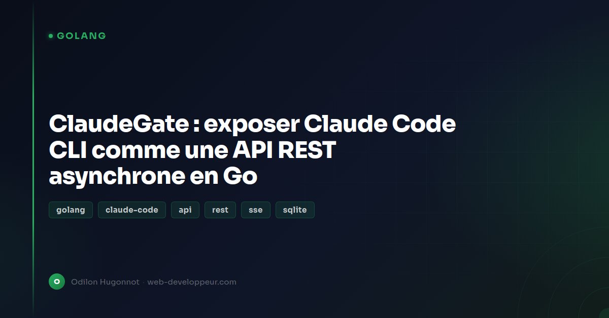 Run Claude Code via REST API — ClaudeGate Open Source Gateway