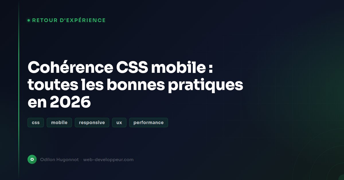 Mobile CSS consistency: all best practices in 2026