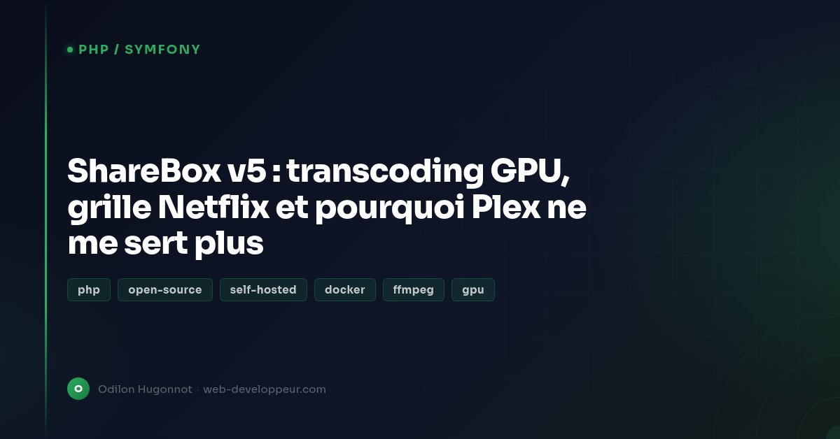Sharebox ShareBox v5: GPU Transcoding and Why I Ditched Plex