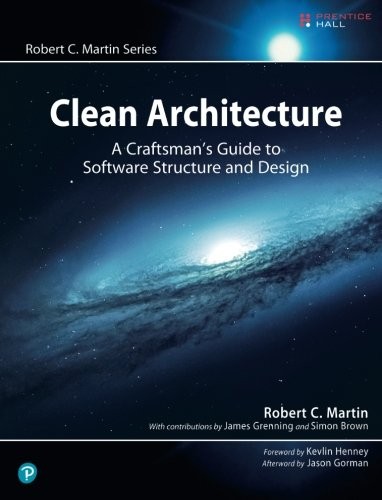 Clean Architecture book cover, Robert C. Martin