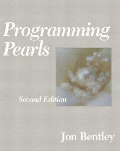 Cover of Programming Pearls, Second Edition